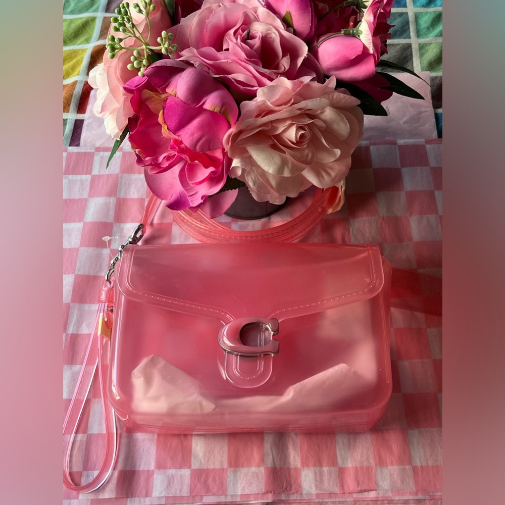 🌸 COACH PINK JELLY TABBY 🌸NWT 🌸 - Picture 5 of 16